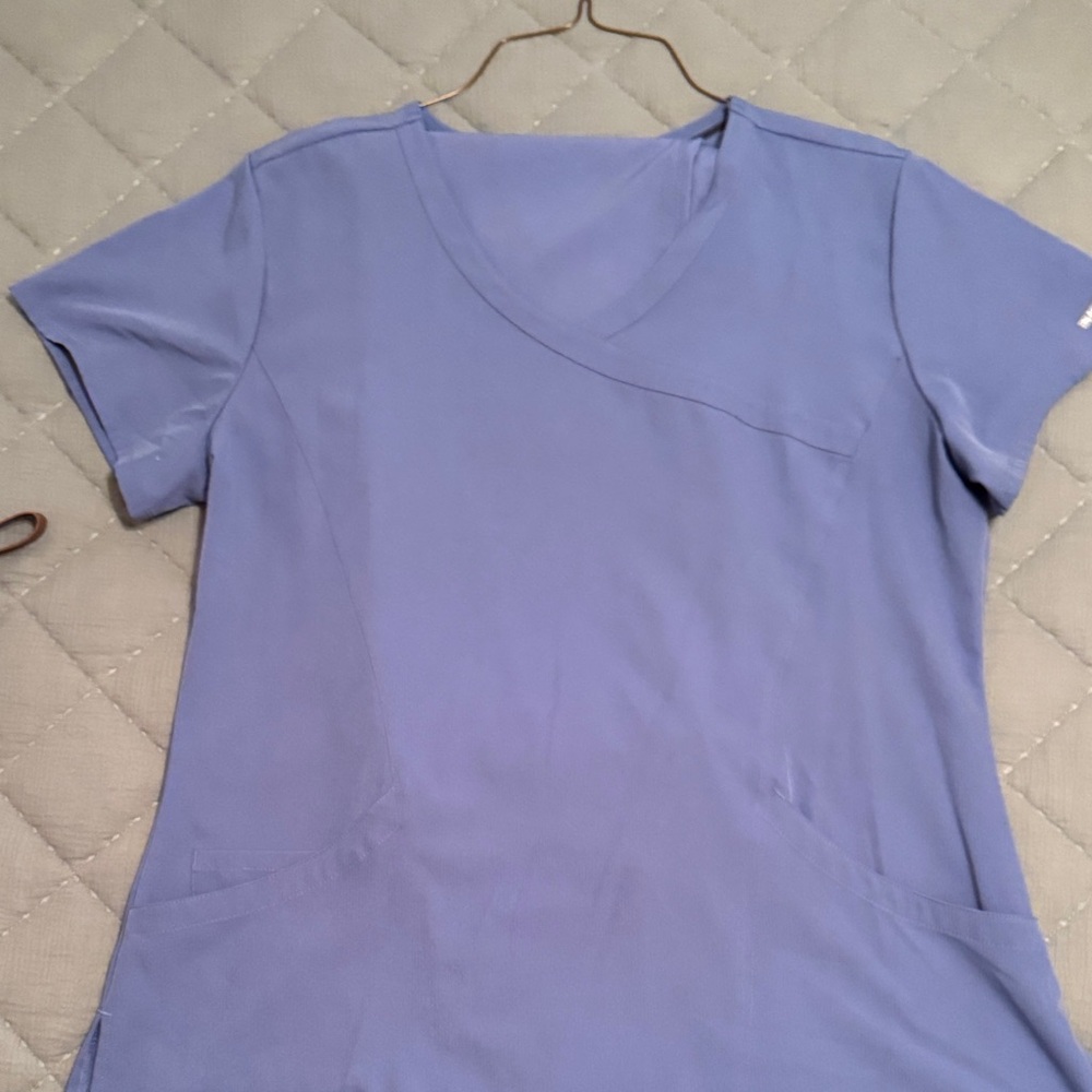 Skechers Ceil Blue Scrub Top